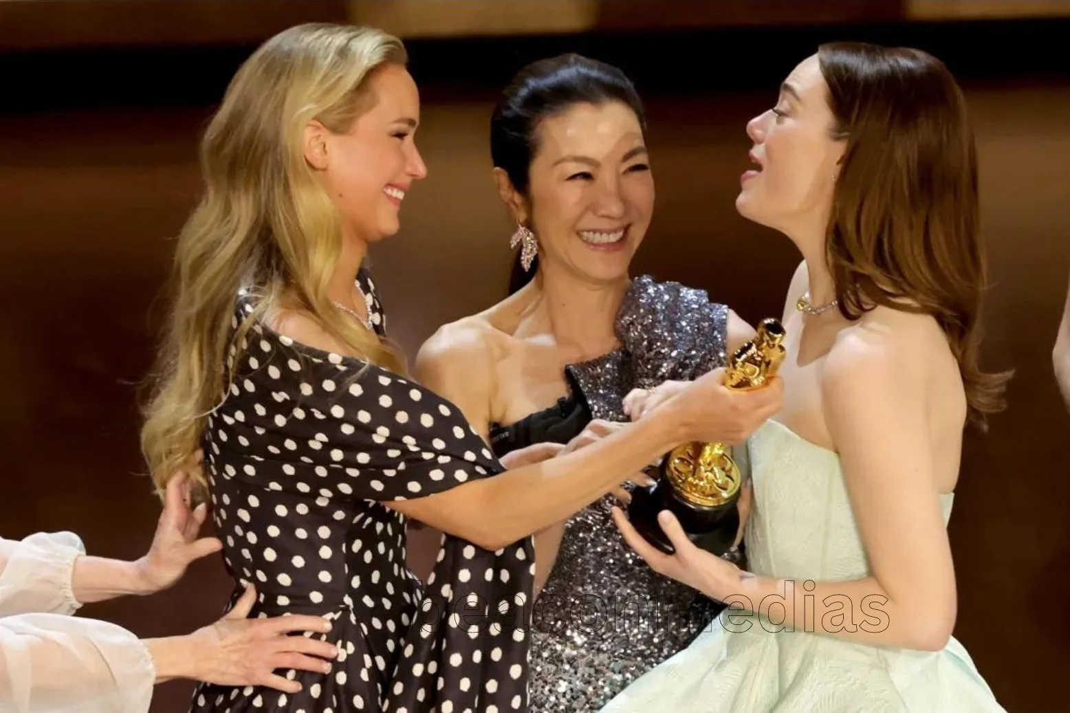 Michelle Yeoh Reveals the Heartwarming Gesture Behind Oscar Exchange with Emma Stone and Jennifer Lawrence